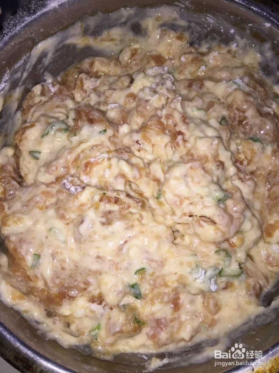 土豆泥瘦肉蛋饼