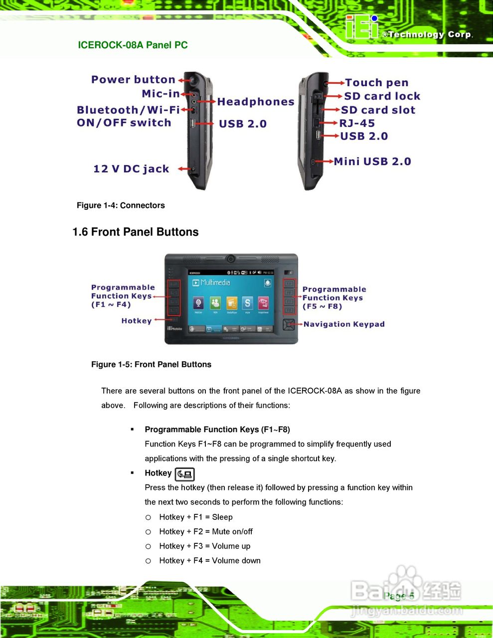 IEI威强ICEROCK-08A车载电脑说明书:[2]