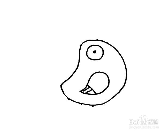 简单彩色公鸡的画法