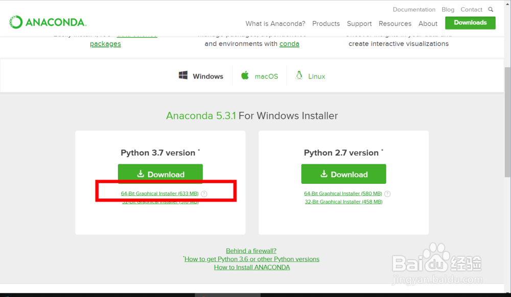 下载 Python 3.7 的详细过程截图