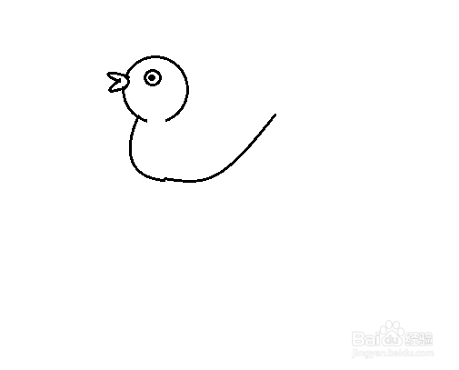 小黄鸭简笔画