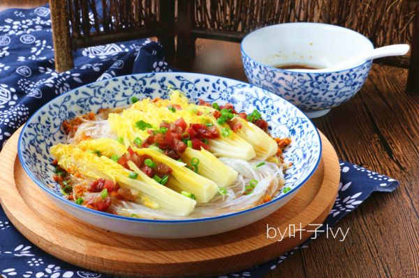 腊肠粉丝娃娃菜