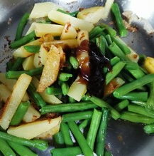 改良版土豆烧刀豆的做法