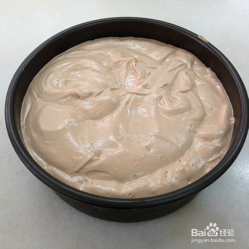 巧克力戚风蛋糕的做法 海绵蛋糕 烤箱烤蛋糕