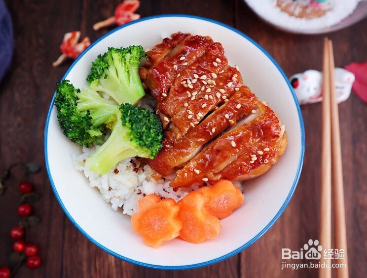 照烧鸡腿饭的做法