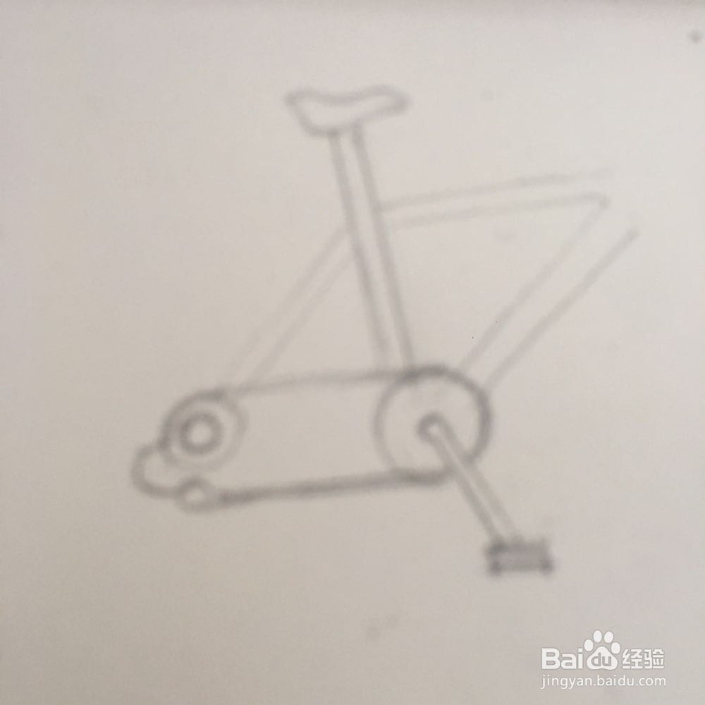 山地车的简笔画怎么画