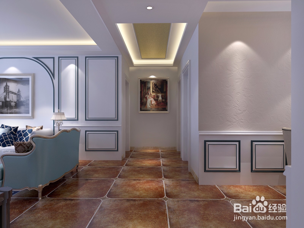 如何用PS处理3D效果图。初级