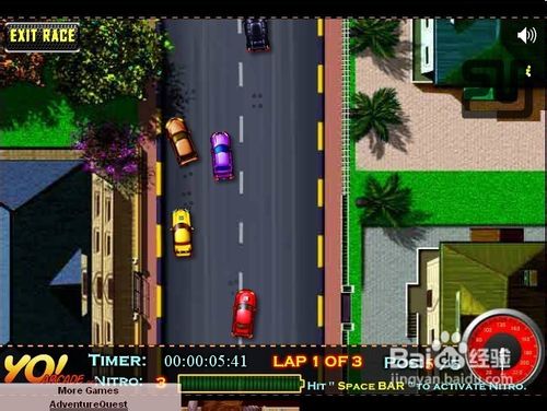 环城赛车小游戏怎么玩？