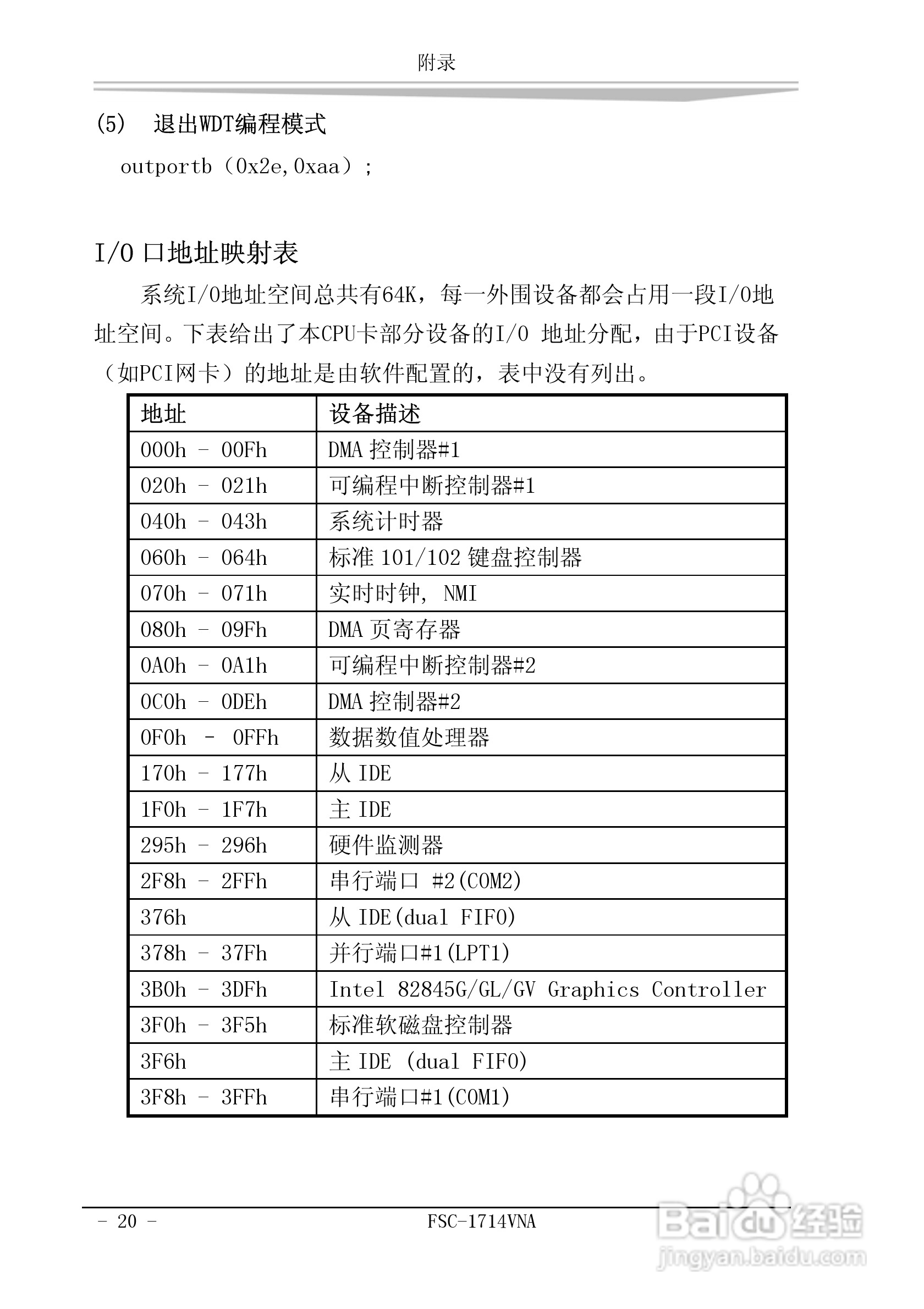 研祥FSC-1714VNA工业级CPU板卡说明书:[3]