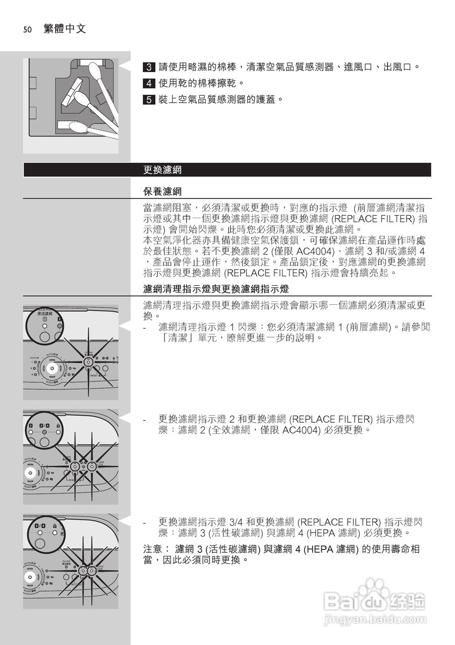 PHILIPS AC4004空气净化器使用说明书:[5]