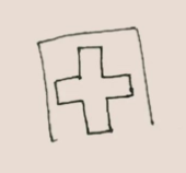 手绘简笔画之盾牌的画法