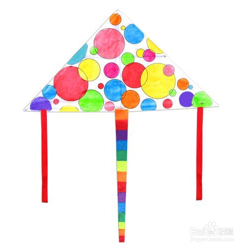 如何给风筝填色