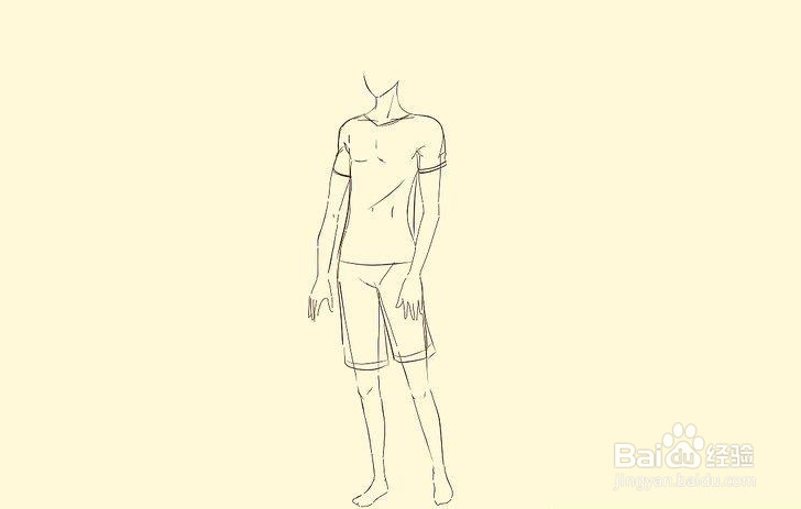 如何画一个动画体