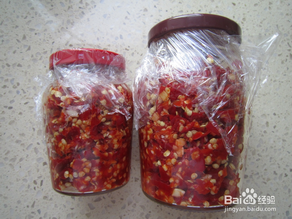 颜色红亮,辣而咸鲜-----自制剁椒