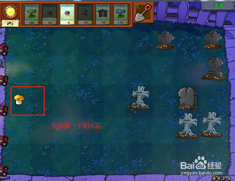 植物大战僵尸无尽版第2-6关怎么过?