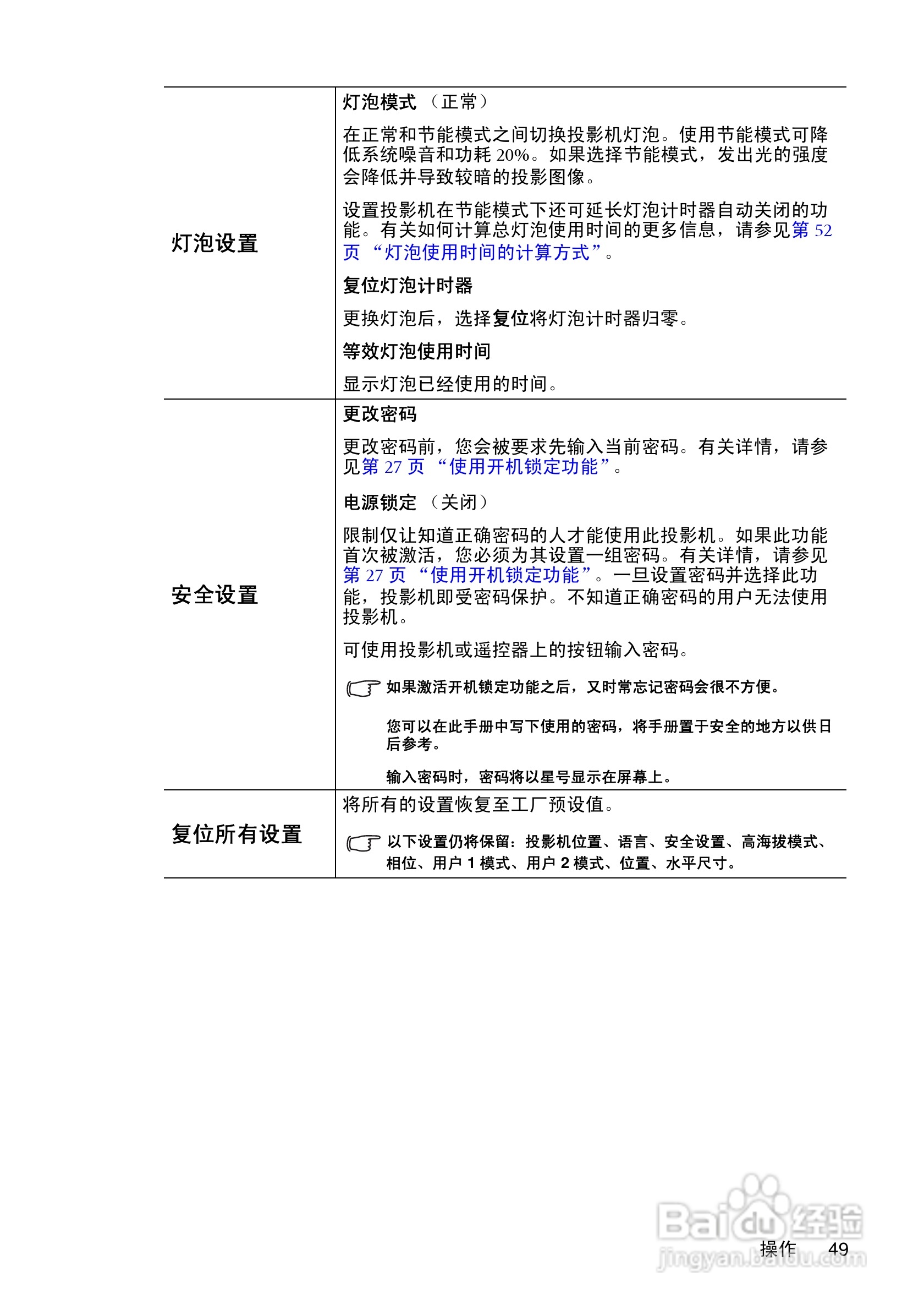 明基MP622c投影仪使用说明书:[5]