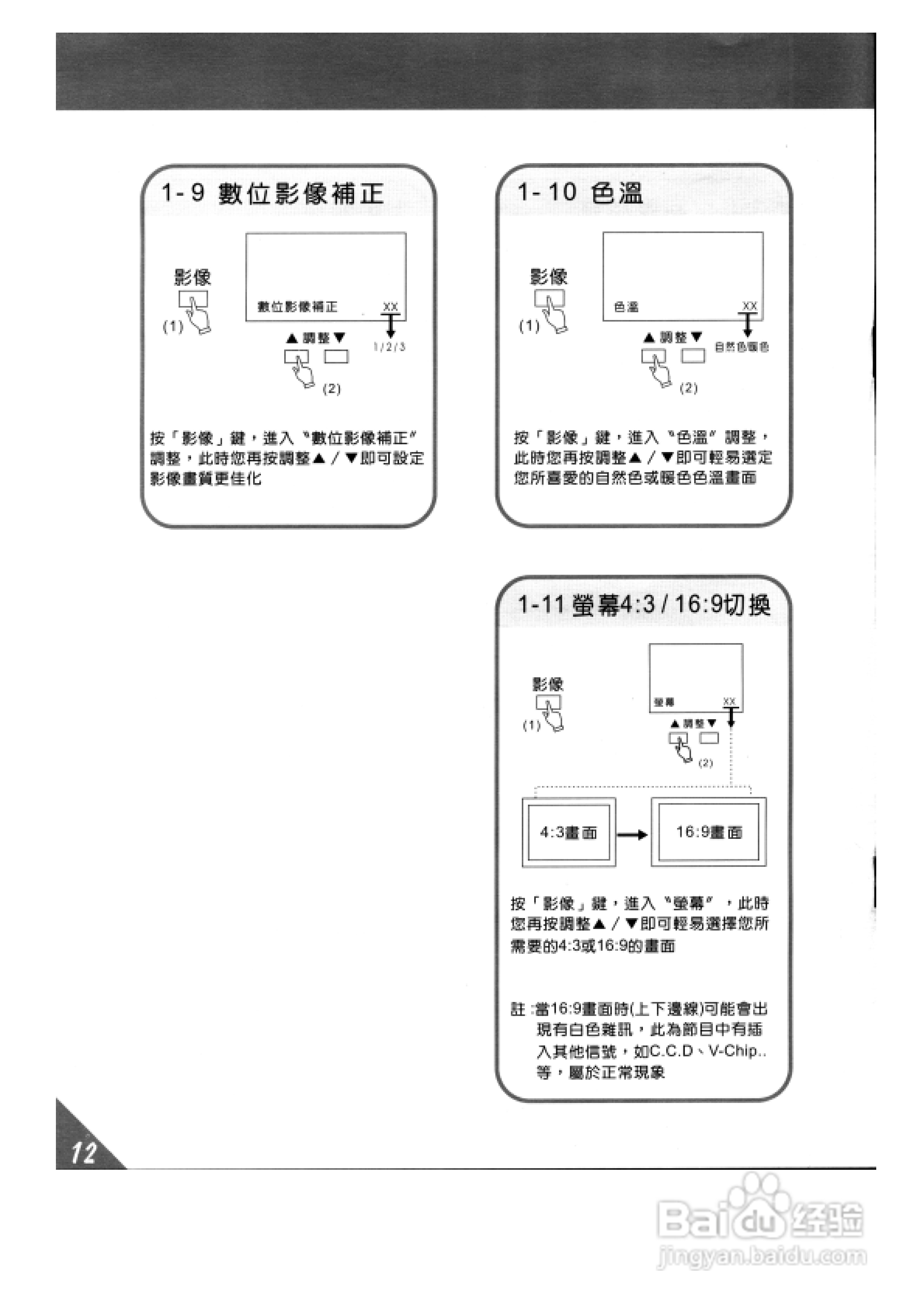 歌林HCT-292B型数位倍频电视机使用说明书:[2]