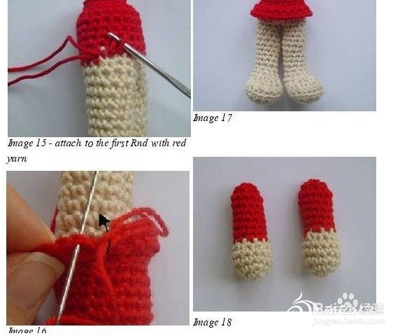 女孩娃娃玩偶编织教程