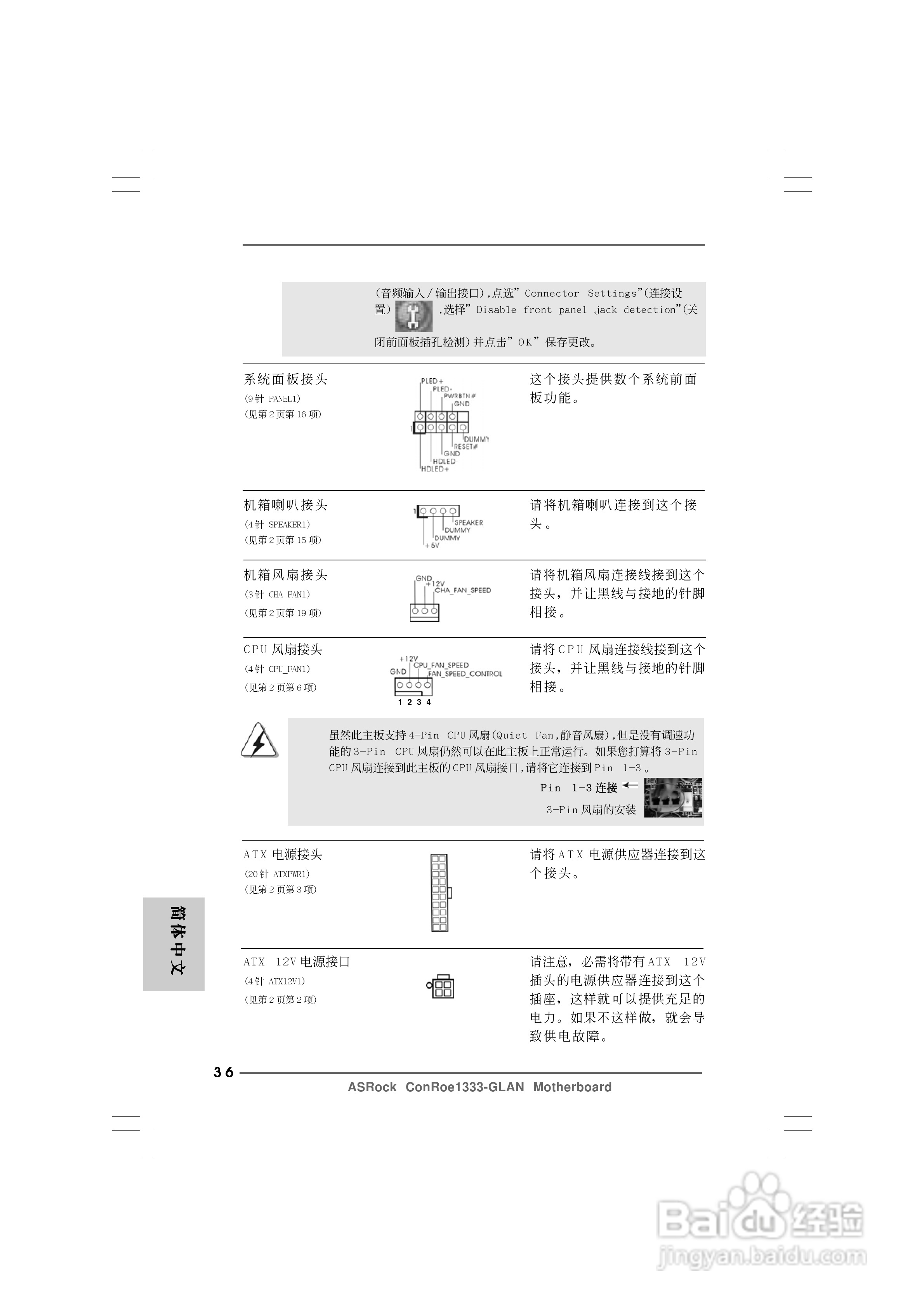 华擎ConRoe1333-GLAN型主板说明书:[4]
