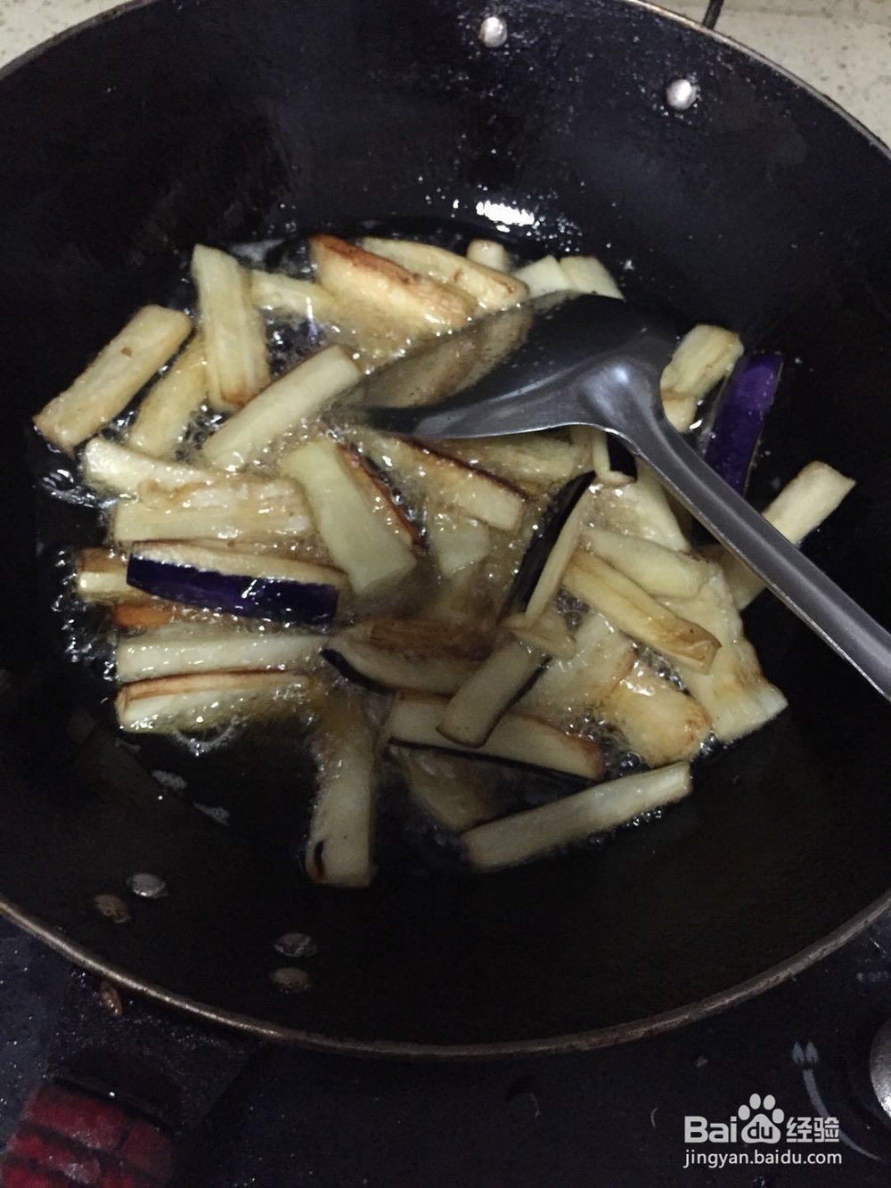 一道小菜--碎肉茄子