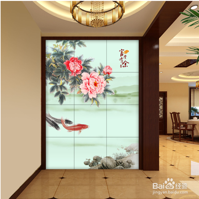 瓷砖玻璃背景墙的工艺流程