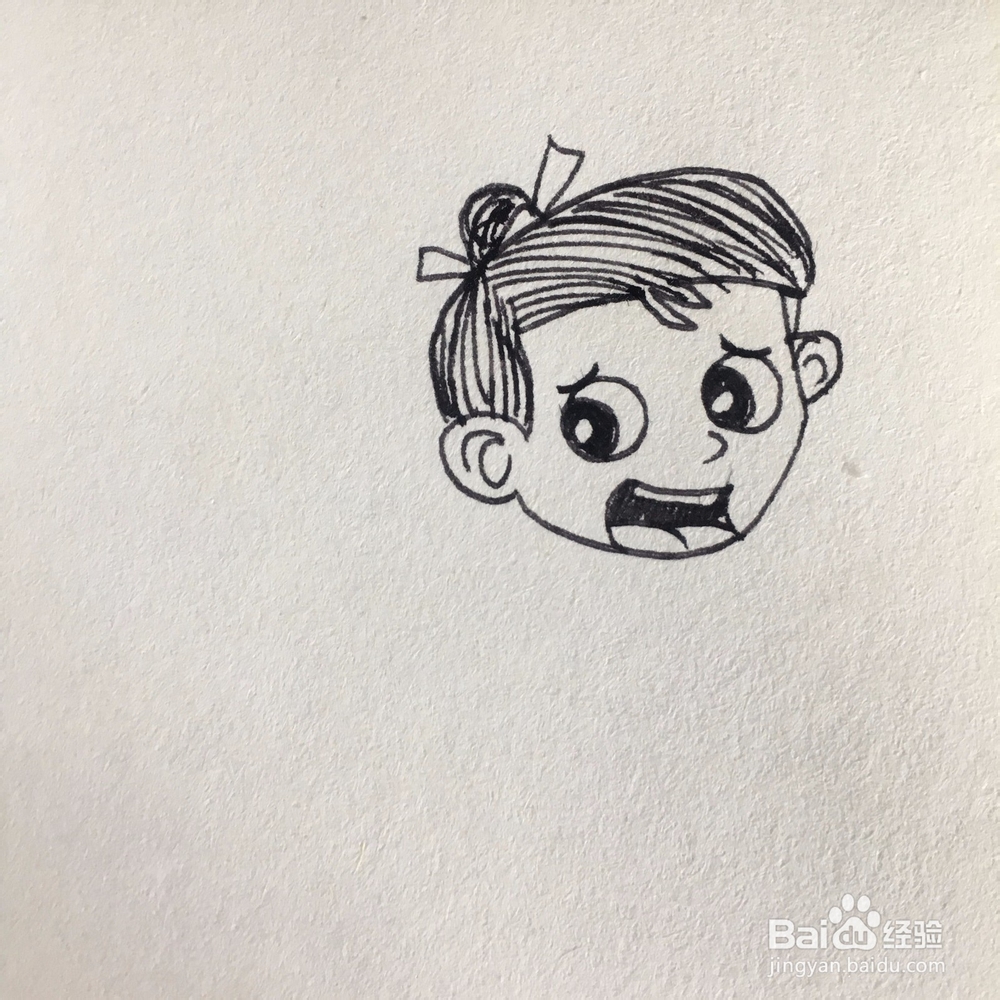 简笔画狼来了的故事怎么画？