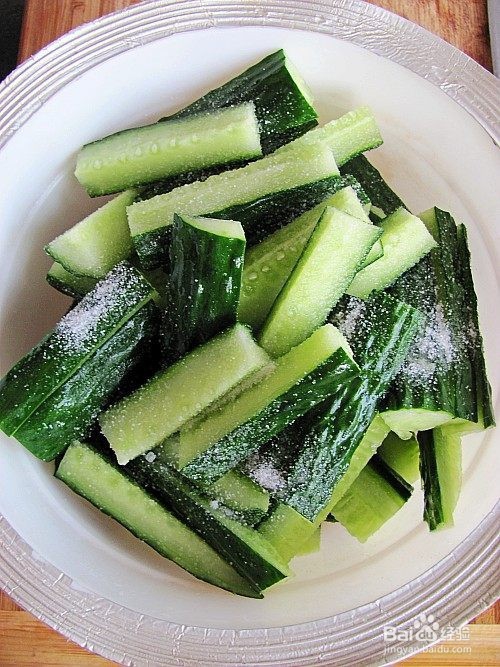 开胃小菜酸辣黄瓜条