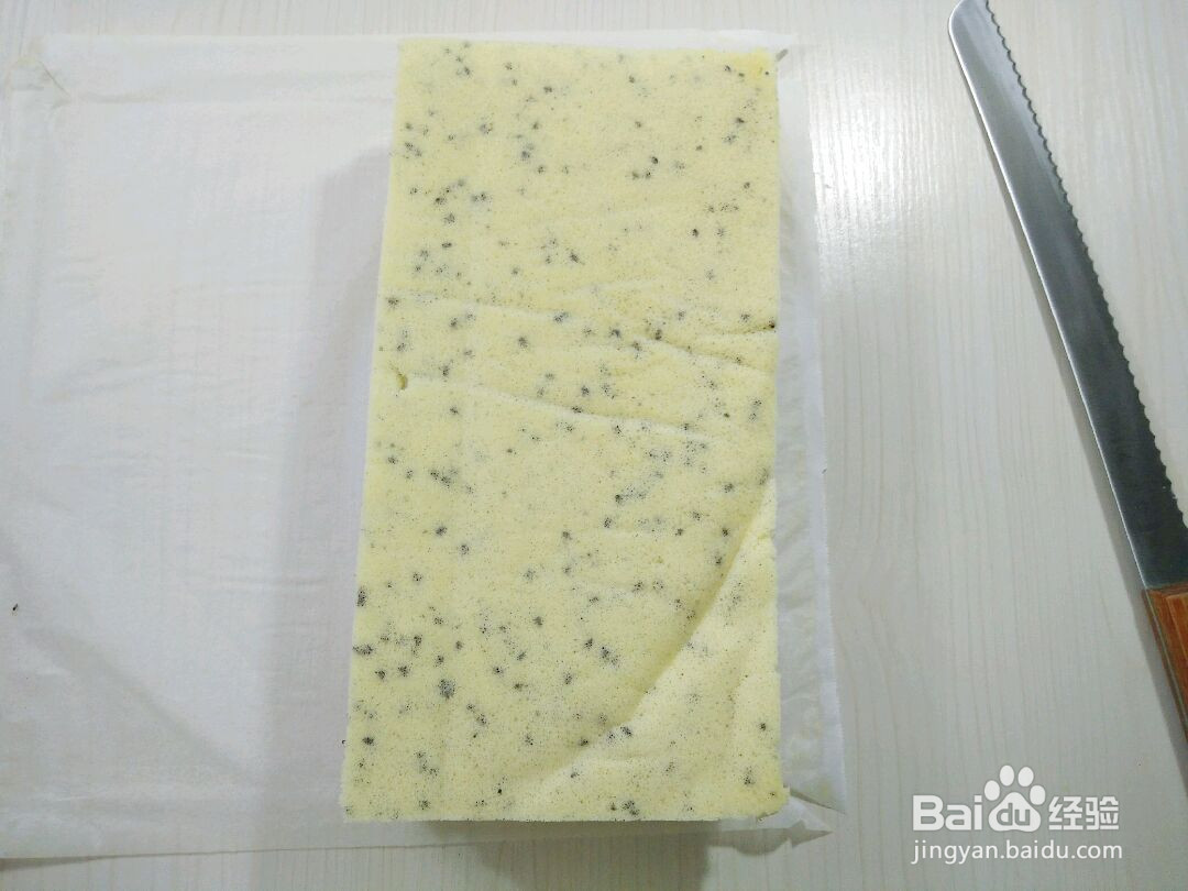 黑芝麻三明治蛋糕的做法