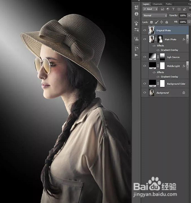 PS怎么打造唯美的暗调室内人像?