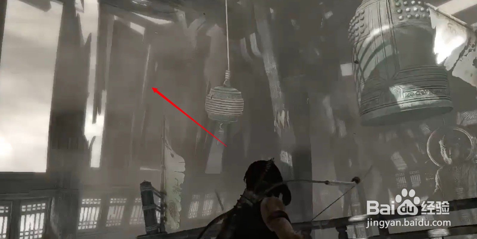 古墓丽影9钟怎么掉下来