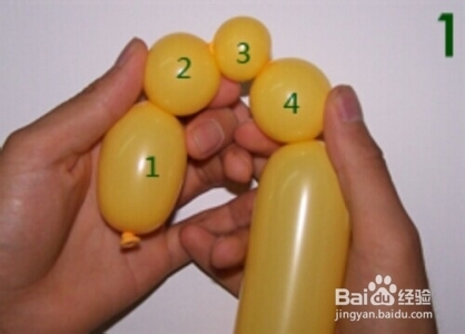 魔法气球造型系列之气球卡通公仔山羊