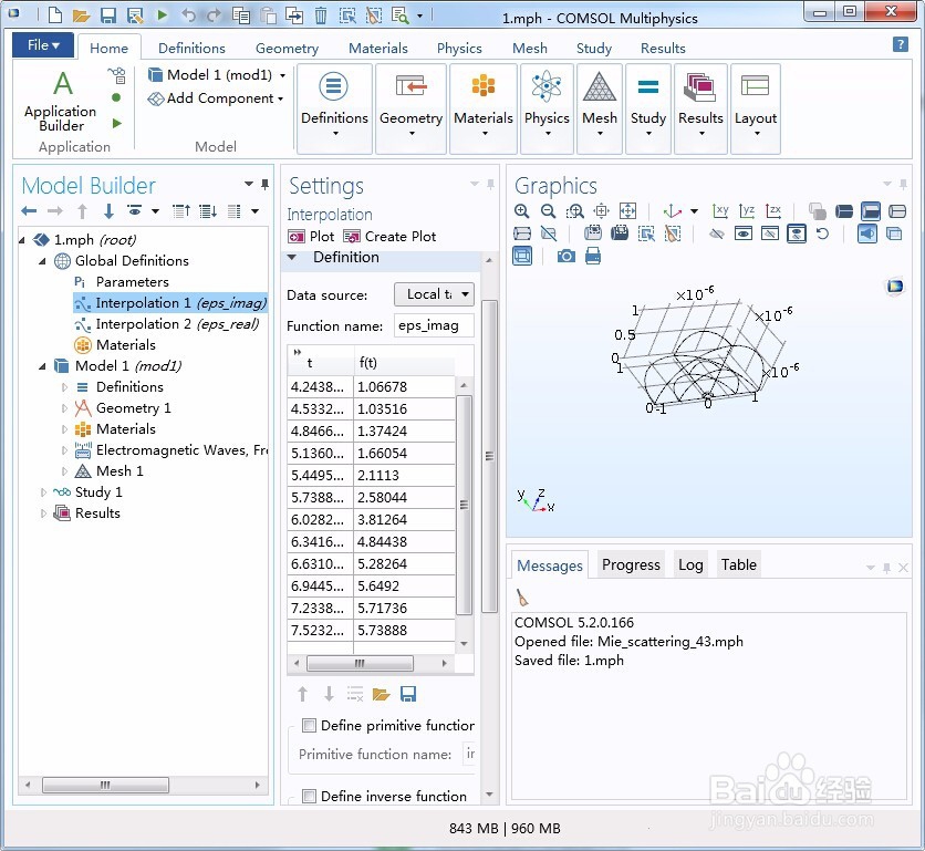 comsol写入材料的折射率