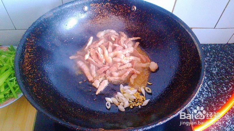 鲜香美味芹菜炒肉——营养膳食搭配系列之九