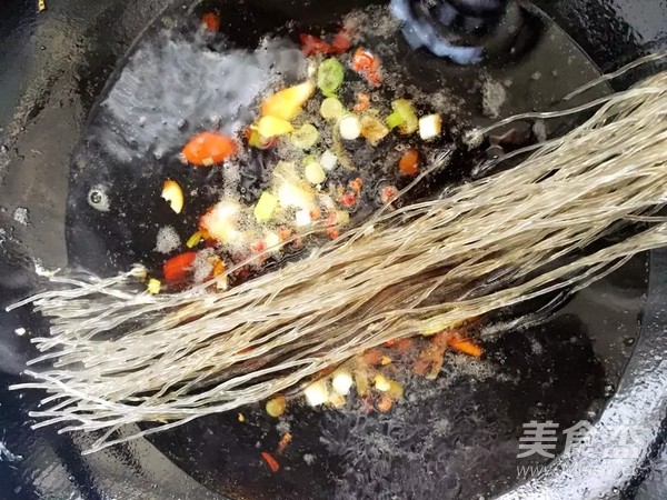 菠菜鸡蛋炖粉条
