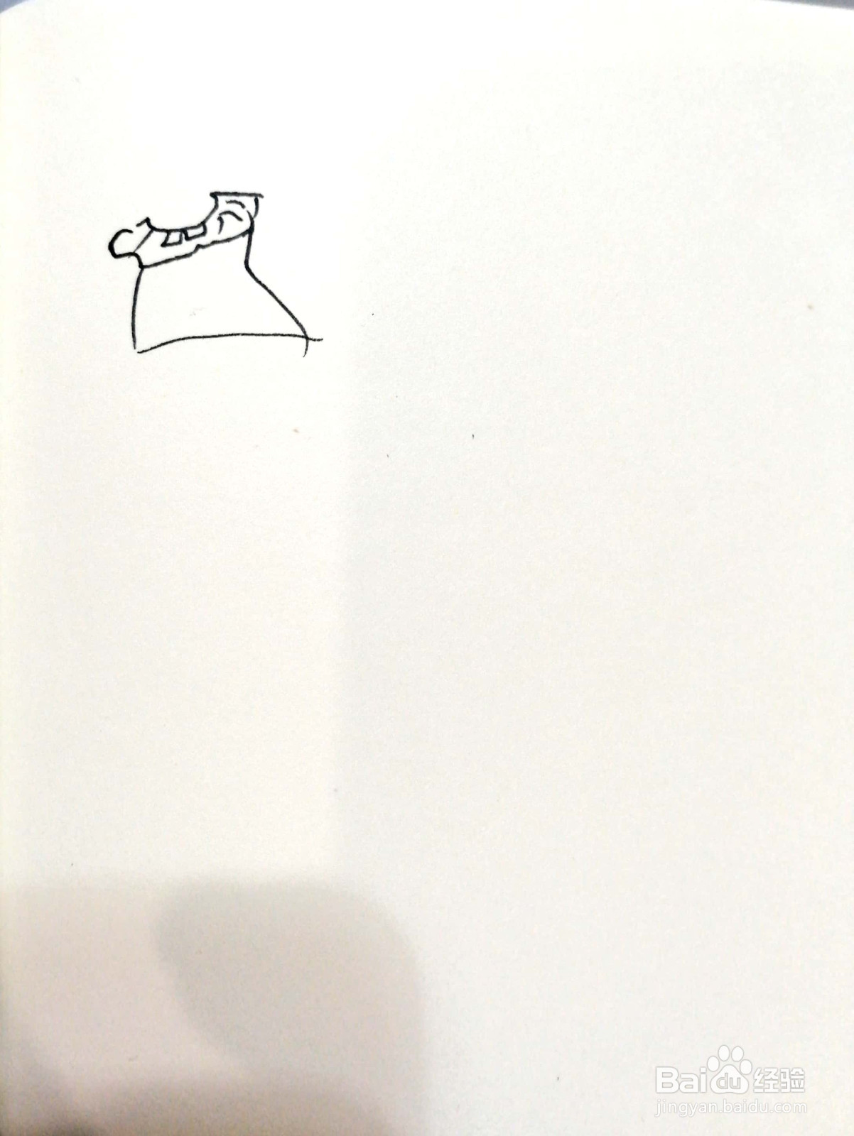 儿童连衣裙线描画怎么画