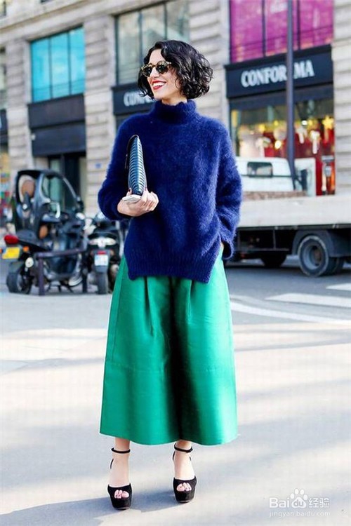 普通女孩这样穿阔腿裤,逛街时回头率大增!