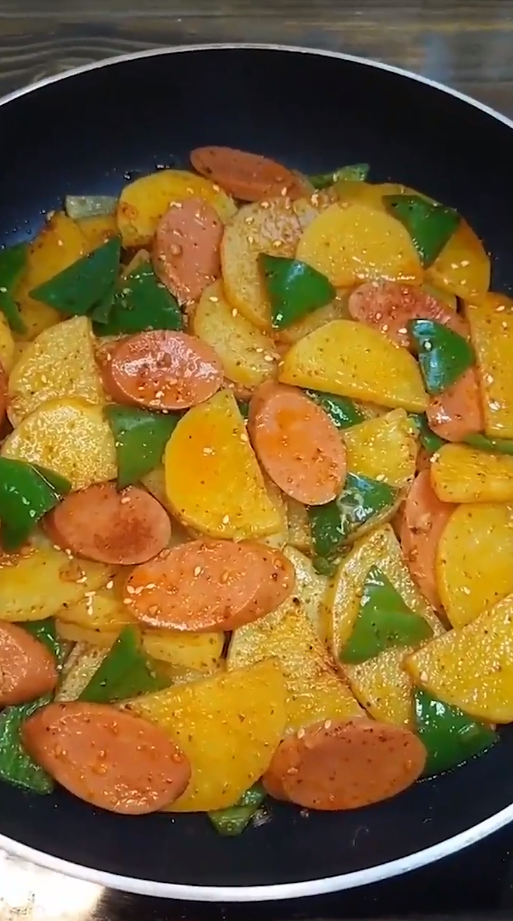 辣炒青椒土豆片怎么做