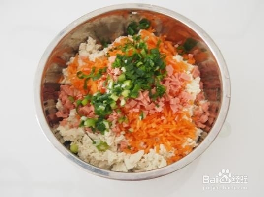 胡萝卜海苔豆腐丸的做法