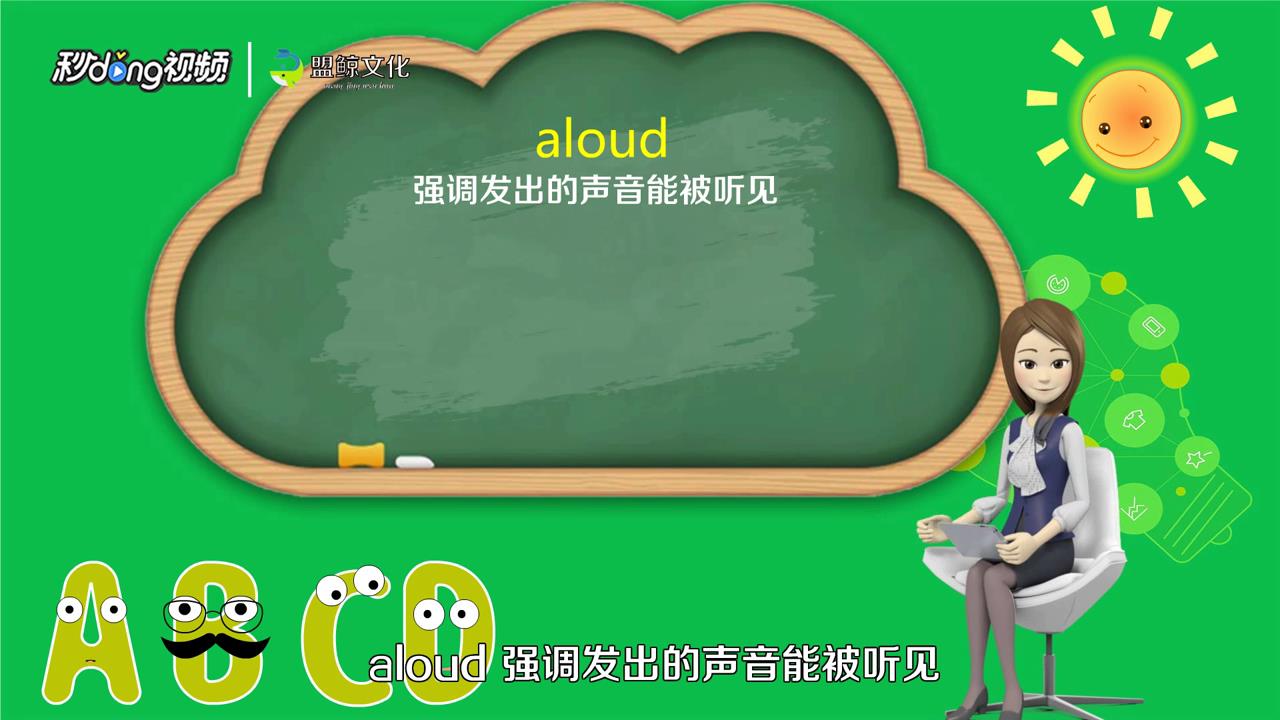 aloud loud loudly的区别是什么