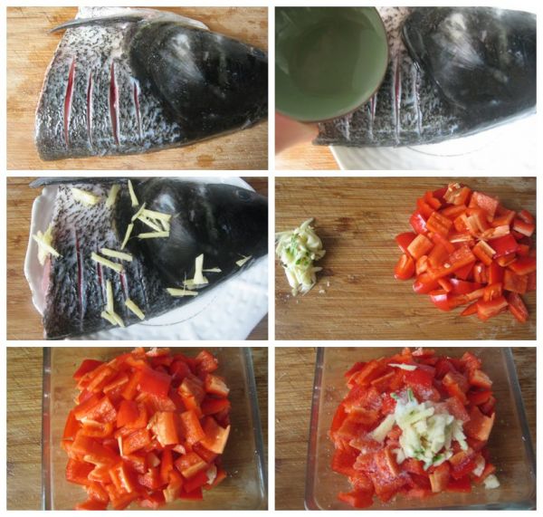 自制剁椒蒸鱼头