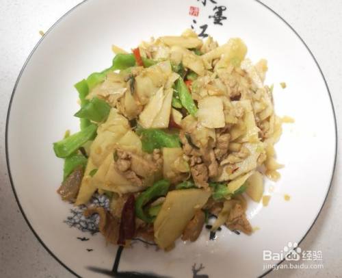 冬笋炒肉的做法