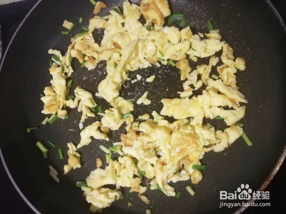 小葱炒鸡蛋的做法
