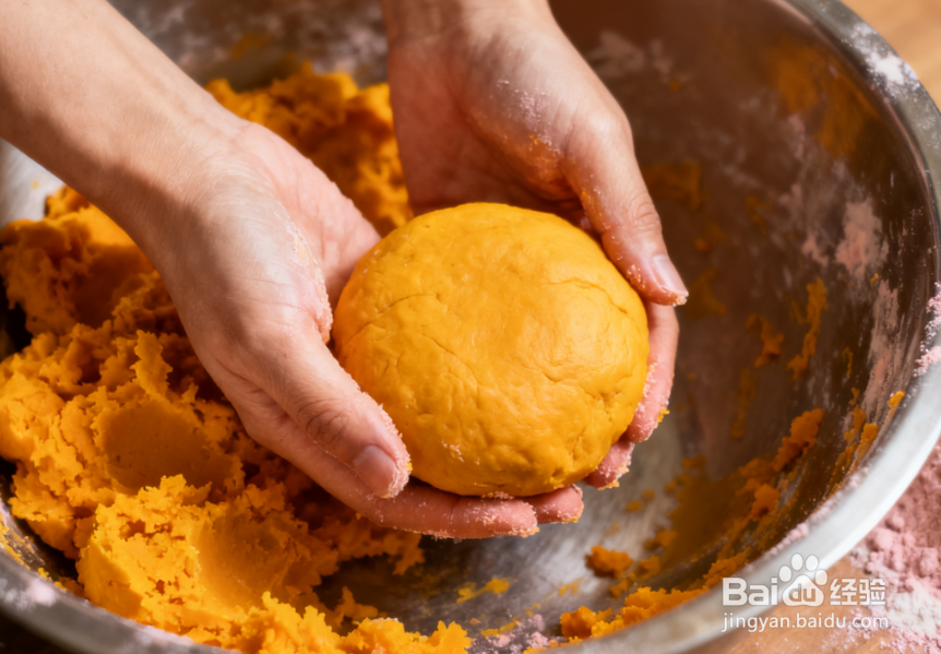 南瓜饼怎么做?外脆里糯,甜而不腻,不用油炸