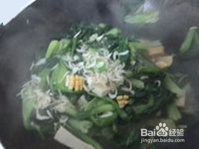 油菜炒虾皮家常做法