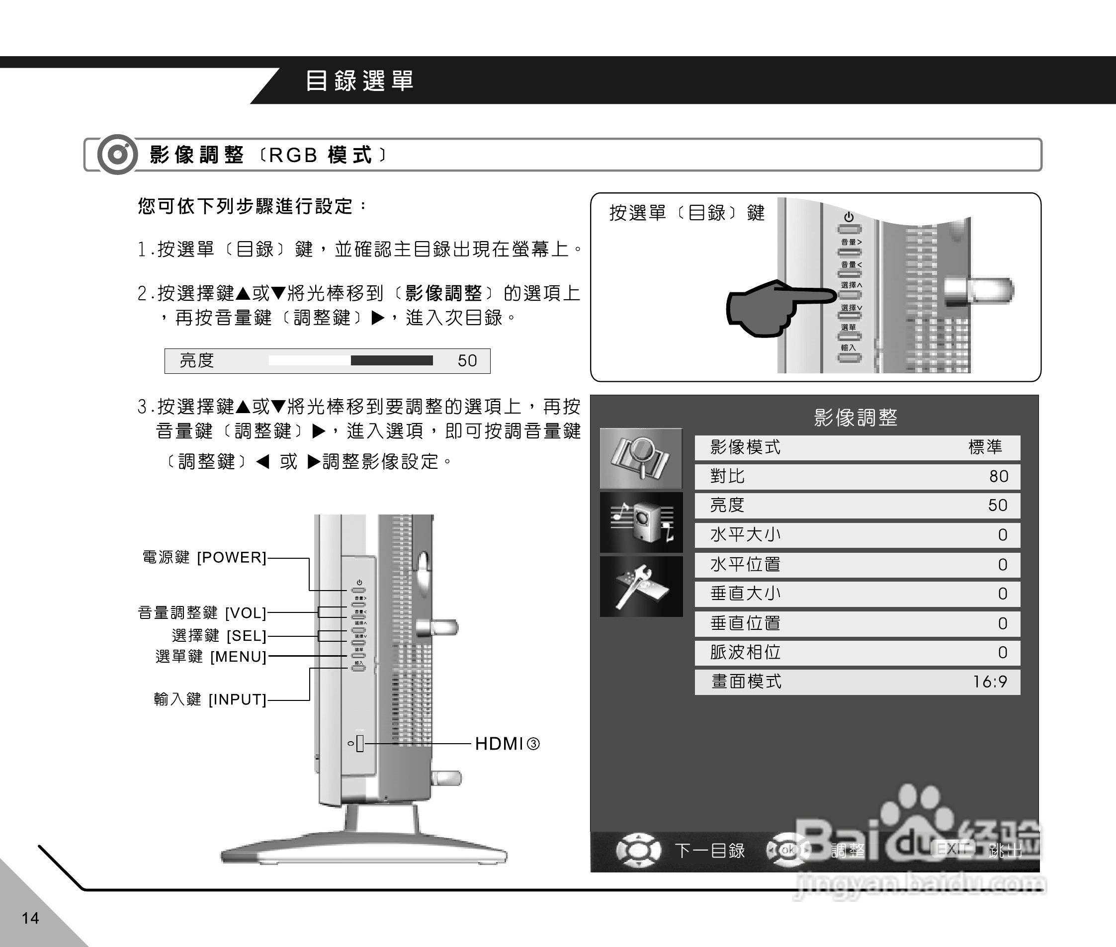 声宝LM-32H612型LCD液晶显示器说明书:[2]