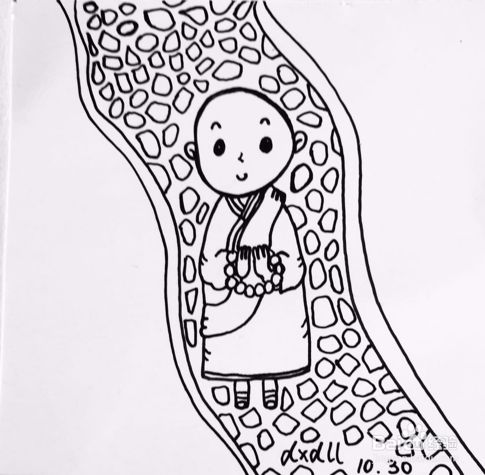 茉莉漫画之行走中的小和尚