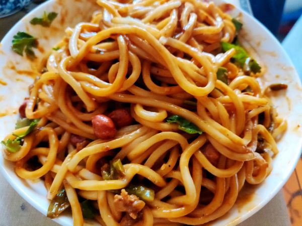 怪味麻酱温拌面