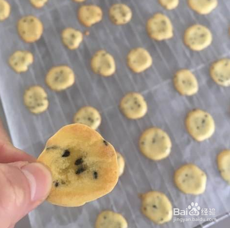 黑芝麻鸡蛋瓦片饼干的做法