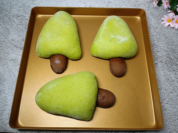 圣诞树椰蓉面包