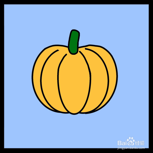 怎么画南瓜简笔画(儿童简笔画)